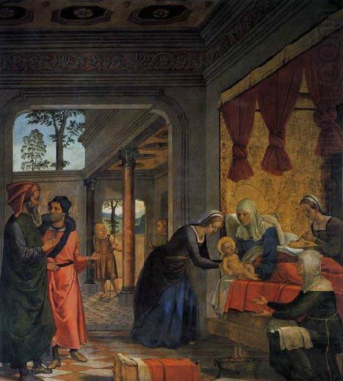 Juan de Borgona The Birth of the Virgin china oil painting image